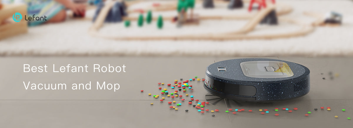 Best Lefant Robot Vacuum and Mop - F1 with Disposable Wet Wipes, Free your Hands!