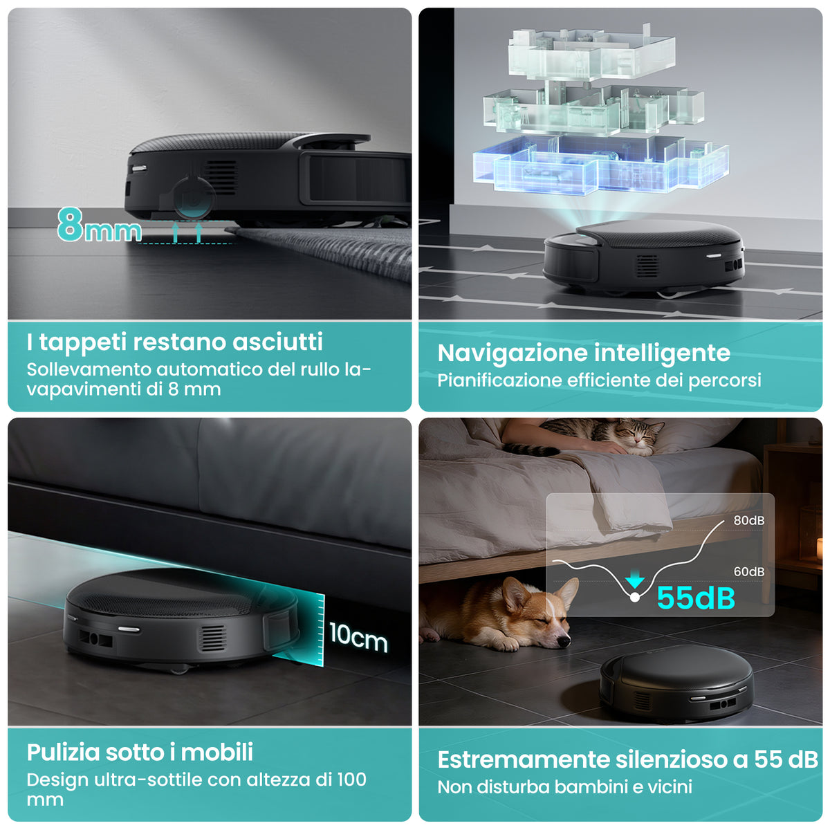 Lefant M5 Series: Robot Vacuum Cleaner